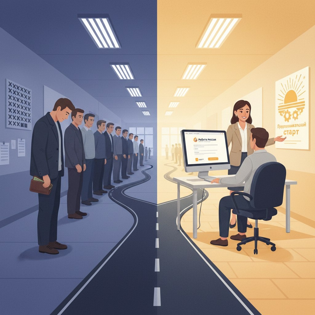 господдержка при открытии бизнеса. фото сгенерировано ИИ.