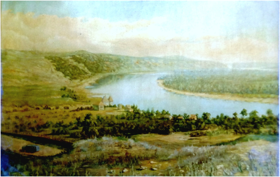 Снимок старого города Хвалынск и его окрестностей предоставлен Афанасьевой Тамарой Васильевной.