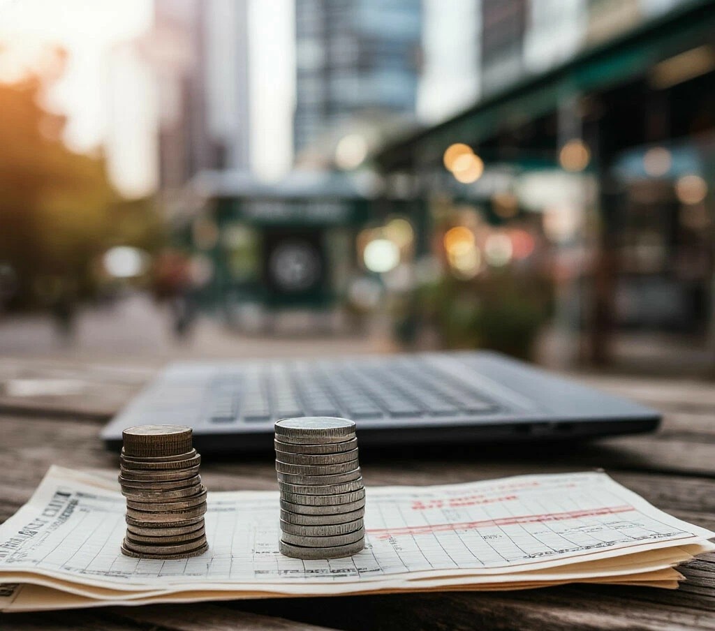 Пустой прилавок. 