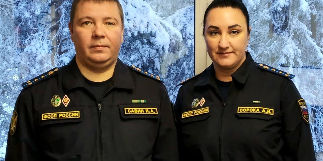 Карельские приставы спасли замерзающего на улице человека