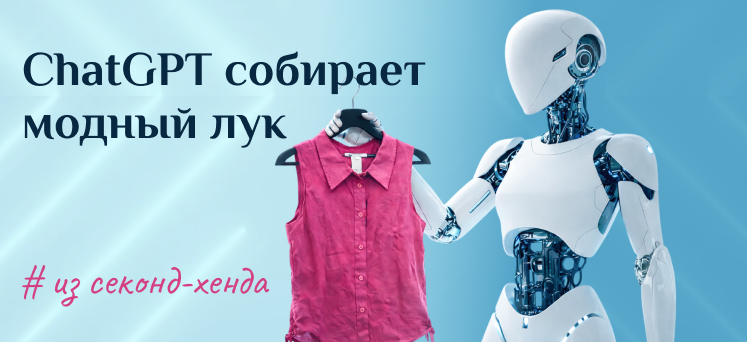 ChatGPT собирает образы из устаревших вещей в секонд-хенде