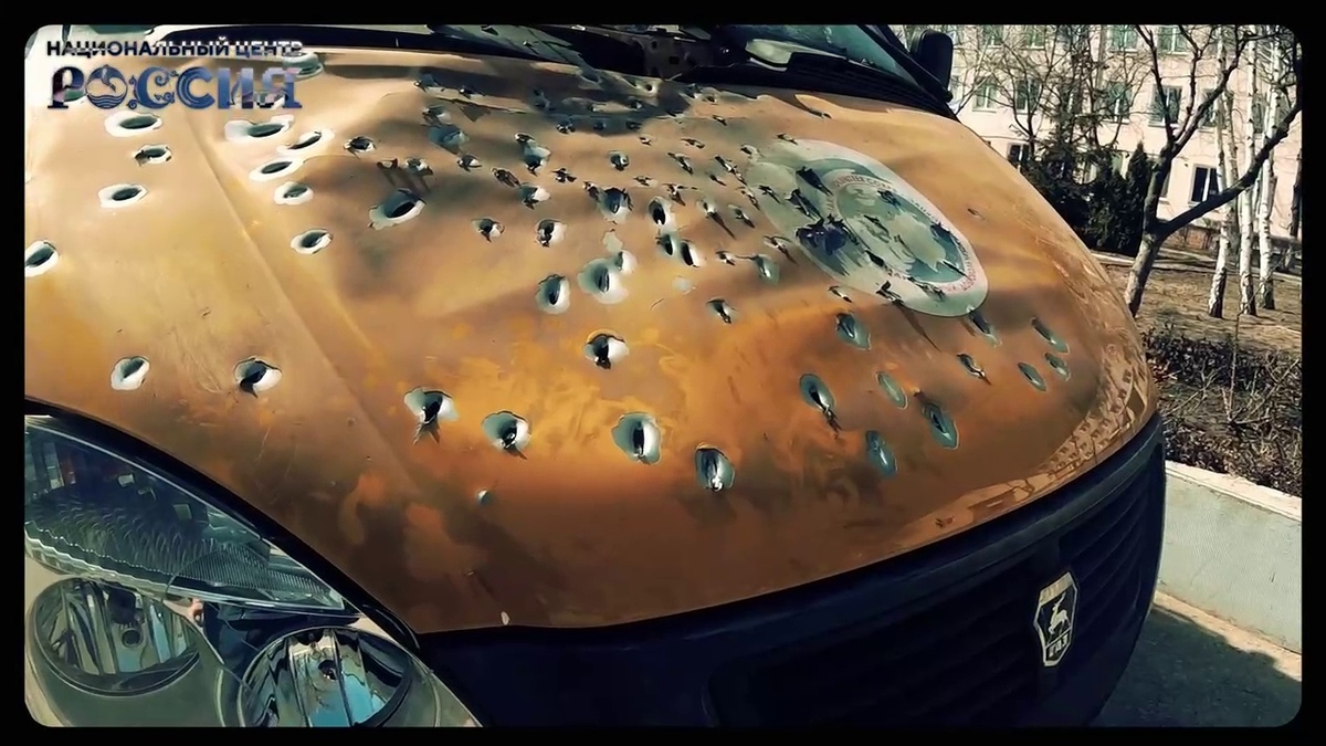    Изрешеченный капот ГАЗели в экспозиции НЦ «Россия» в Ханты-Мансийске расскажет историю спасения