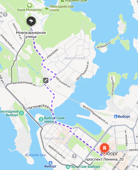 Наш путь до парка