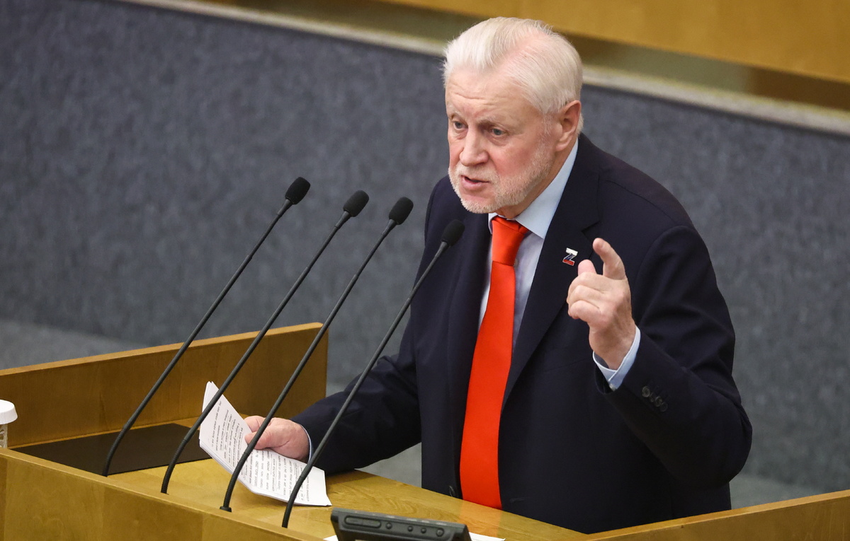    Лидер партии "Справедливая Россия" Сергей Миронов  Сергей Фадеичев/ТАСС