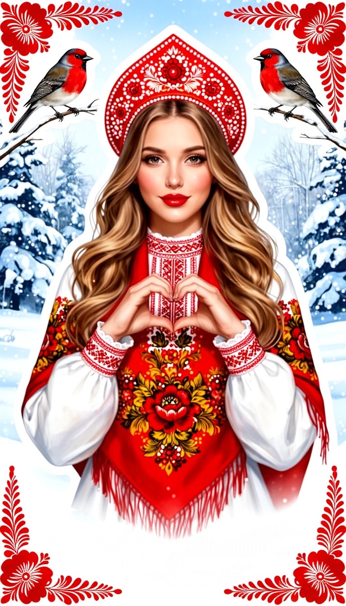 Когда ты настолько крута, что даже мороз делает селфи с тобой