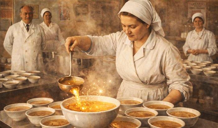 Бехтеревский бульон: рецепт легендарного блюда из советских санаториев. Обложка © GPTChat