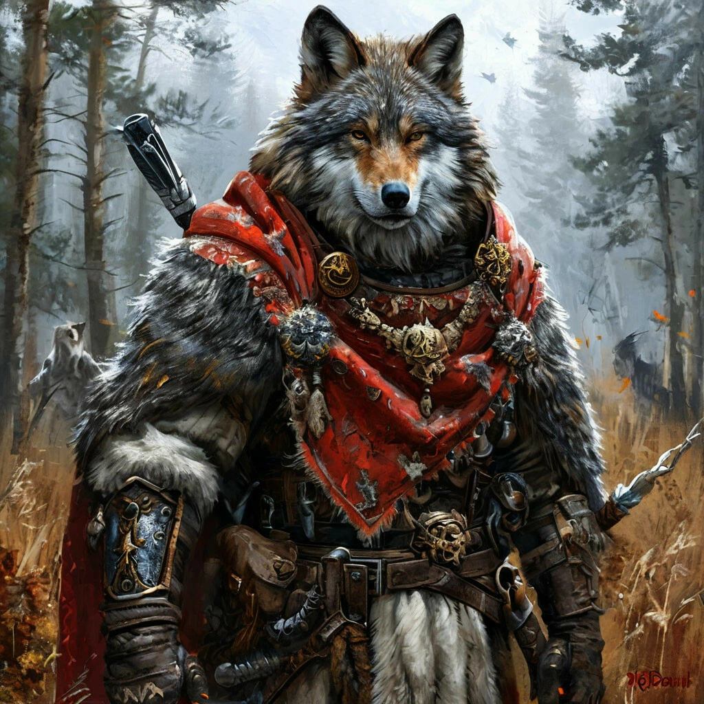 shedevrum.ai Славянский волк-охранник"