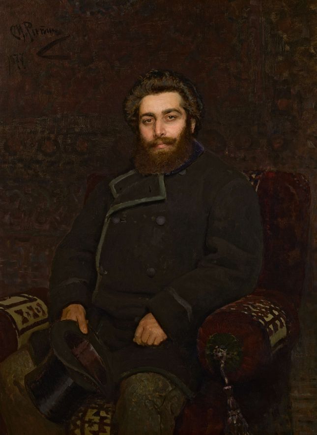 Илья Репин «Портрет художника Архипа Ивановича Куинджи», 1877 