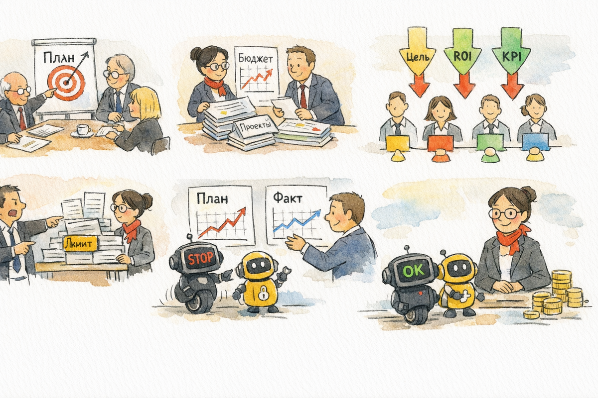 Как связать факторы успеха, KPI, инициативы и ресурсы и при этом не утонуть в сопротивлении и «комитетах по согласованию»