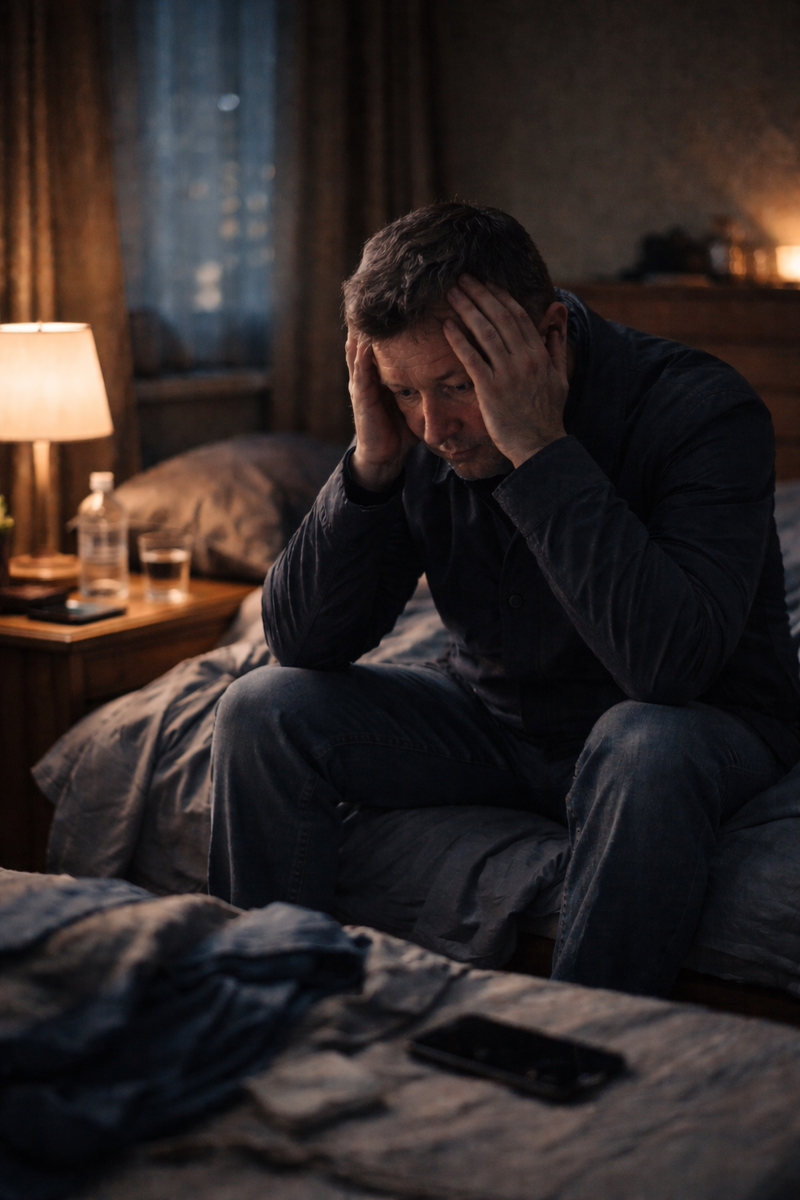 Самые тяжёлые разговоры человек ведёт с собой — обычно ночью.