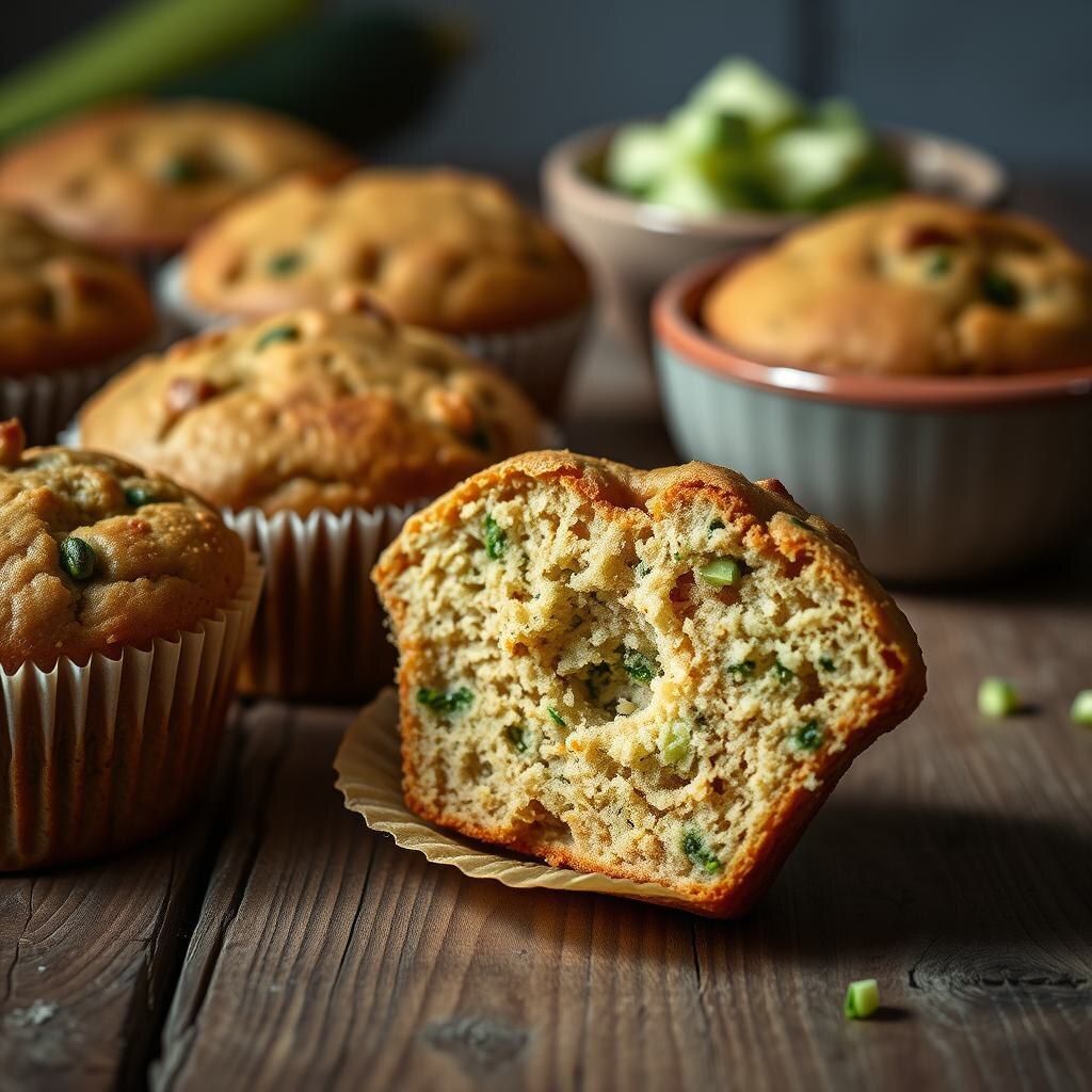 Кексы из кабачков