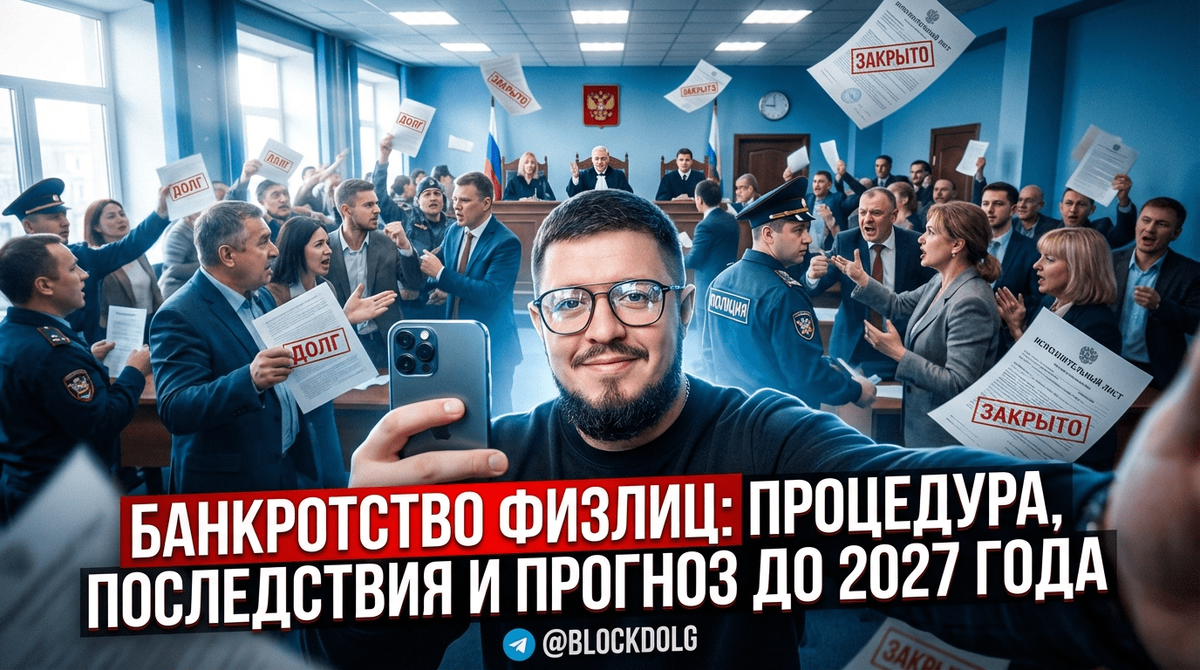    Основные этапы списания долгов и аналитика рынка банкротств до 2027 года Максим
