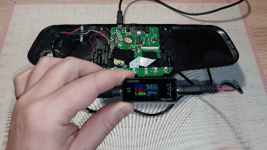 Ток после отключения сети около 600 мА