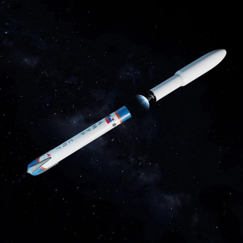 Фантазийное изображение ракеты «Амур-СПГ», ранее распространенное государственной корпорацией по космической деятельности РФ «Роскосмос».