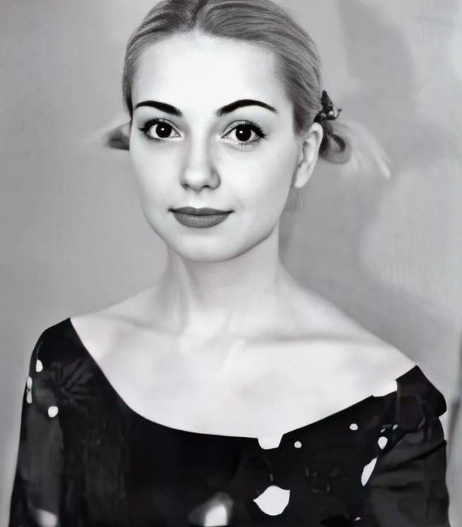 Юная Ольга Будина.
