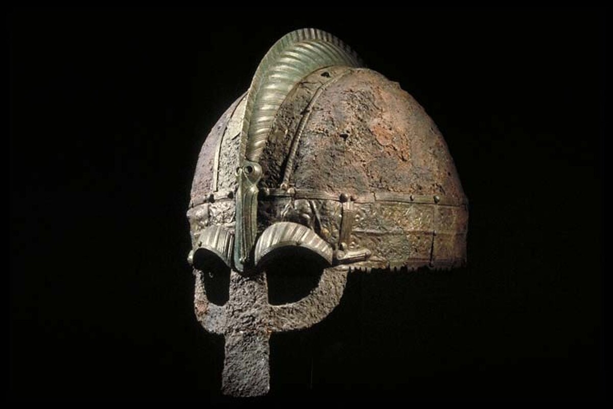 Вендельский шлем из коллекции Государственного исторического музея