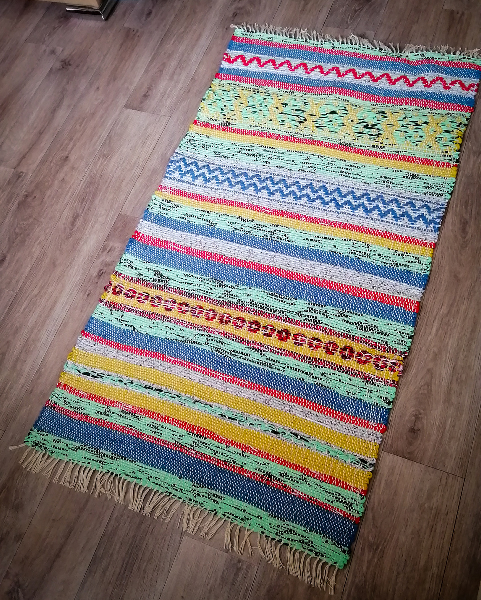 Половик с узорами 