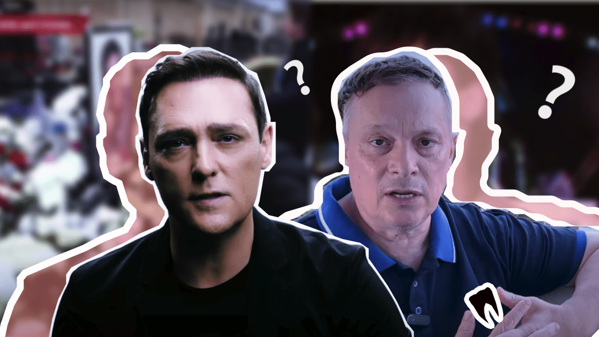 Шатунов и Разин. Фото: соцсети/ кадры из клипов Шатунова.