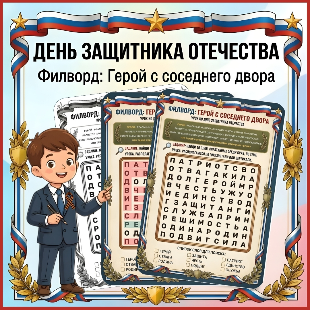 Филфорд "Герой с соседнего двора. Региональный урок ко Дню защитника Отечества". Разговоры о важном 16 февраля. 