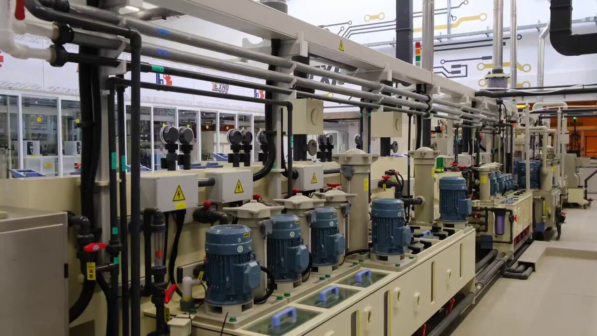   Производственная площадка на заводе «Технотех»