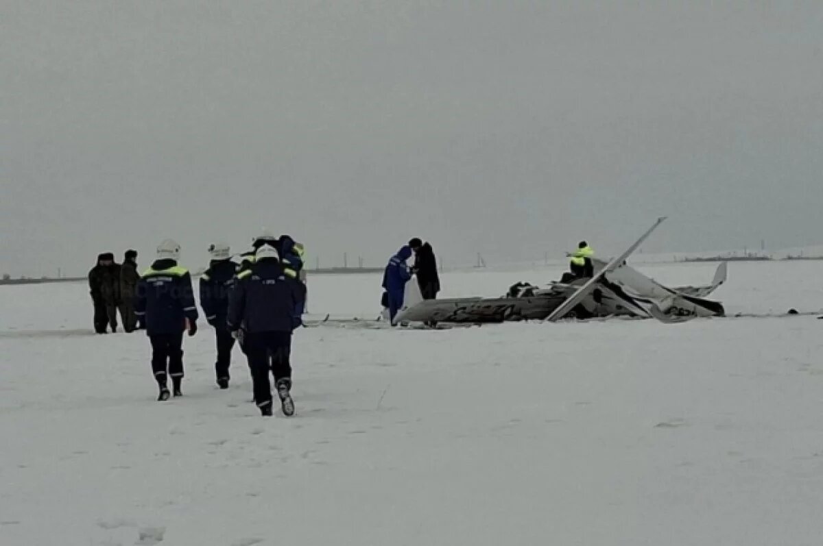    Средства объективного контроля на месте крушения самолета в Орске найдены