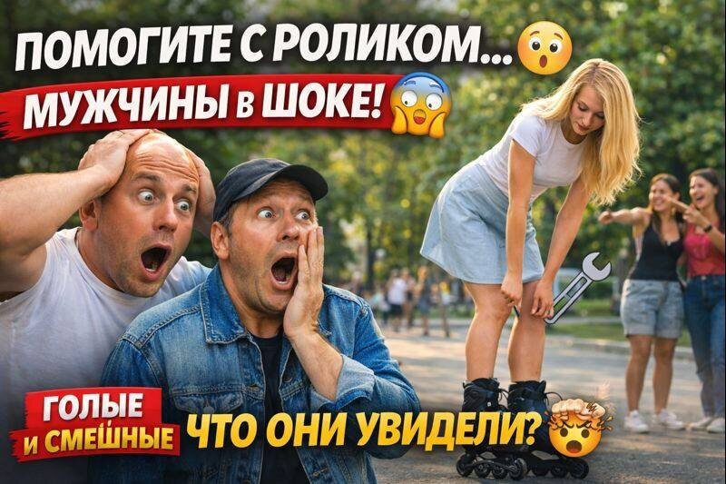 Обычная просьба в парке обернулась шоком 😱 Реакции мужчин — бесценны