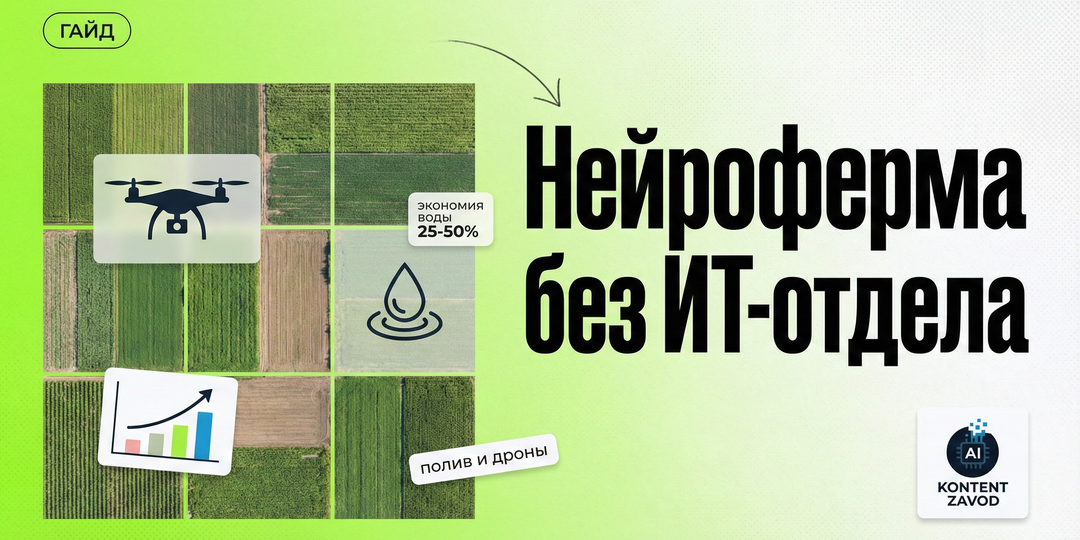 Нейросети и дроны в сельском хозяйстве РФ
