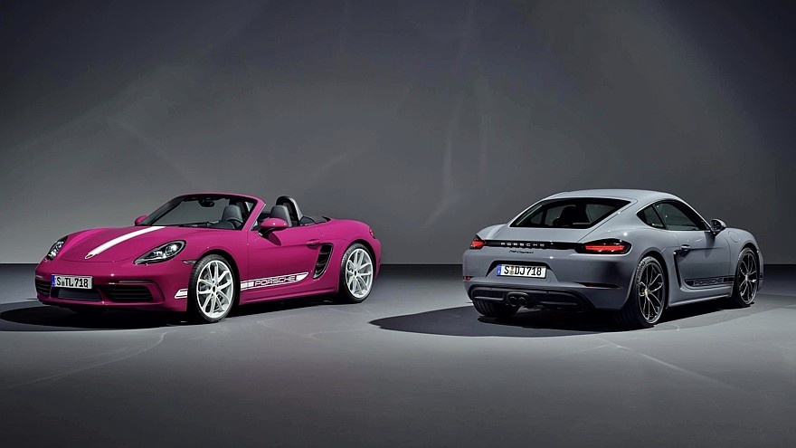    Porsche 718 Boxster и Porsche 718 Cayman ушедшего поколения 982