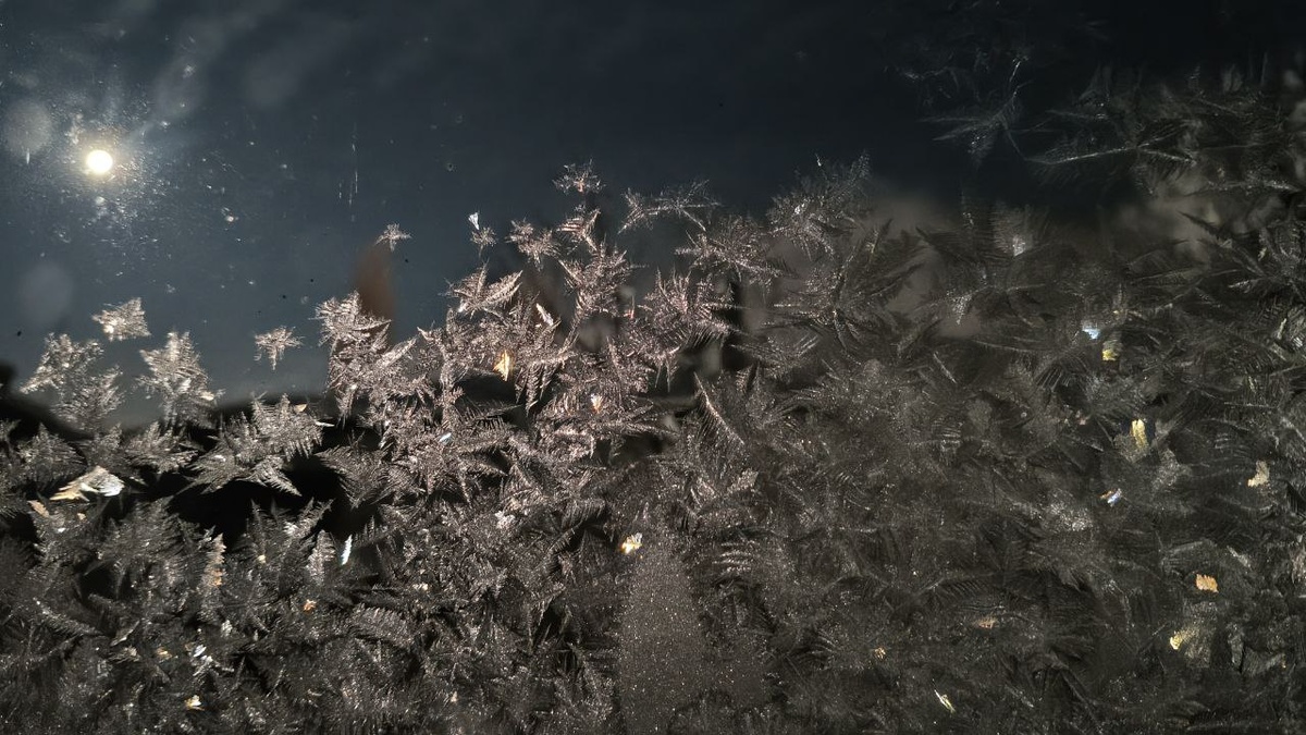 Фото автора. Морозное утро, 6 часов утра