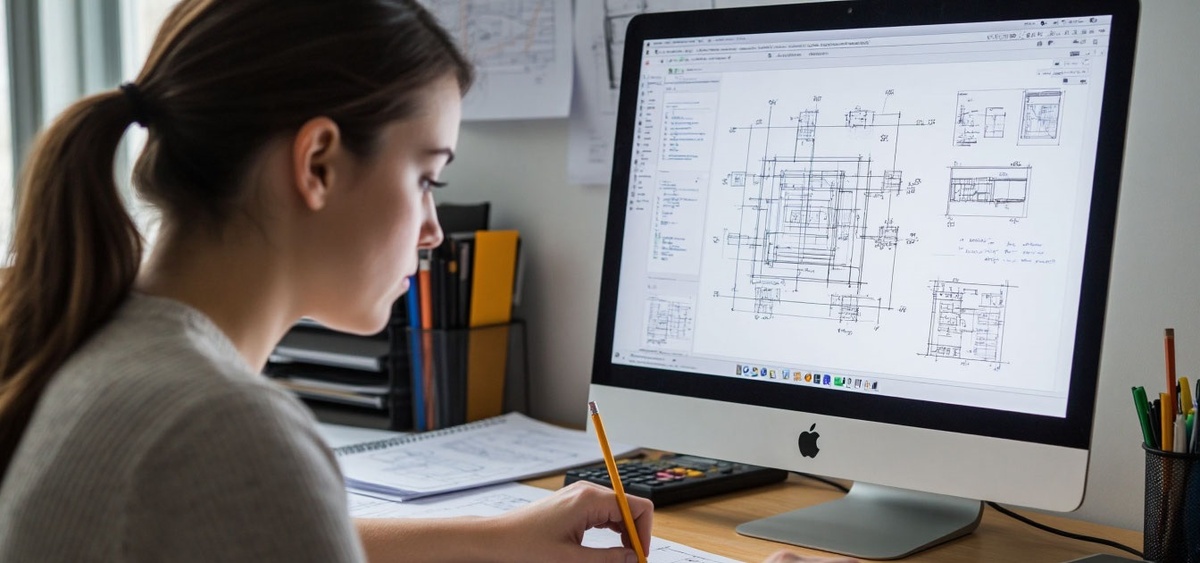 "...всю ночь чертила и переделывала эти чертежи..."