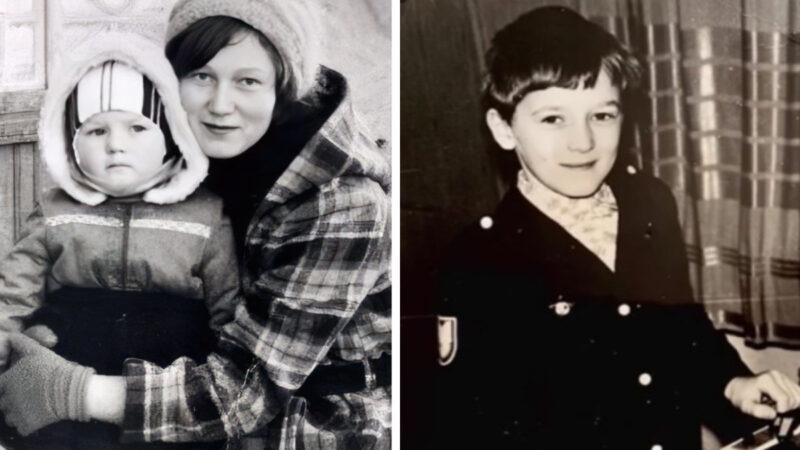    Павел Трубинер в детстве с мамой, когда его будущее казалось предопределённым.