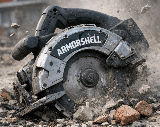 Как бронекорпус Armorshell защищает пилу: тест на прочность при падении с 3 этажа!