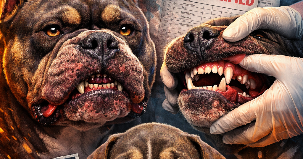 🦷 Прикус у американского булли