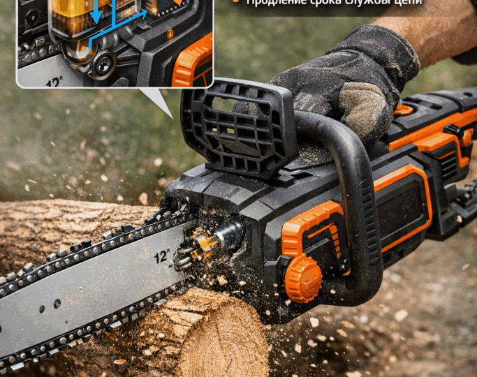 Почему система SmartOil в аккумуляторной пиле — ключ к длительному сроку службы вашего инструмента?