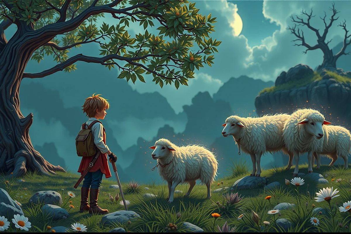 Иллюстрация к пересказу книги Охота на овец