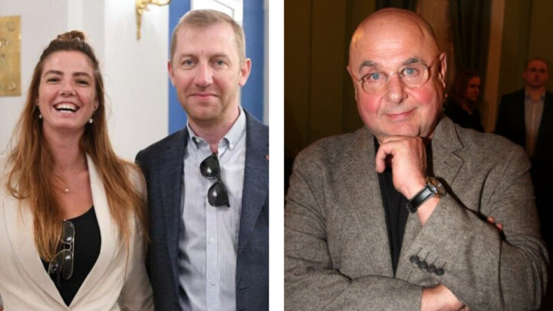    Полина Долинская и Дмитрий Марин с Владимиром Долинским