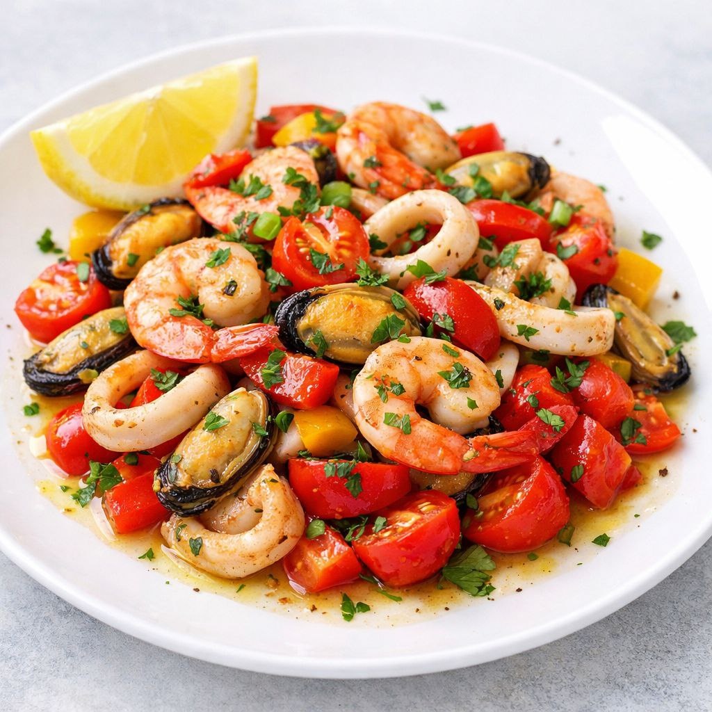 Морской калейдоскоп с овощами