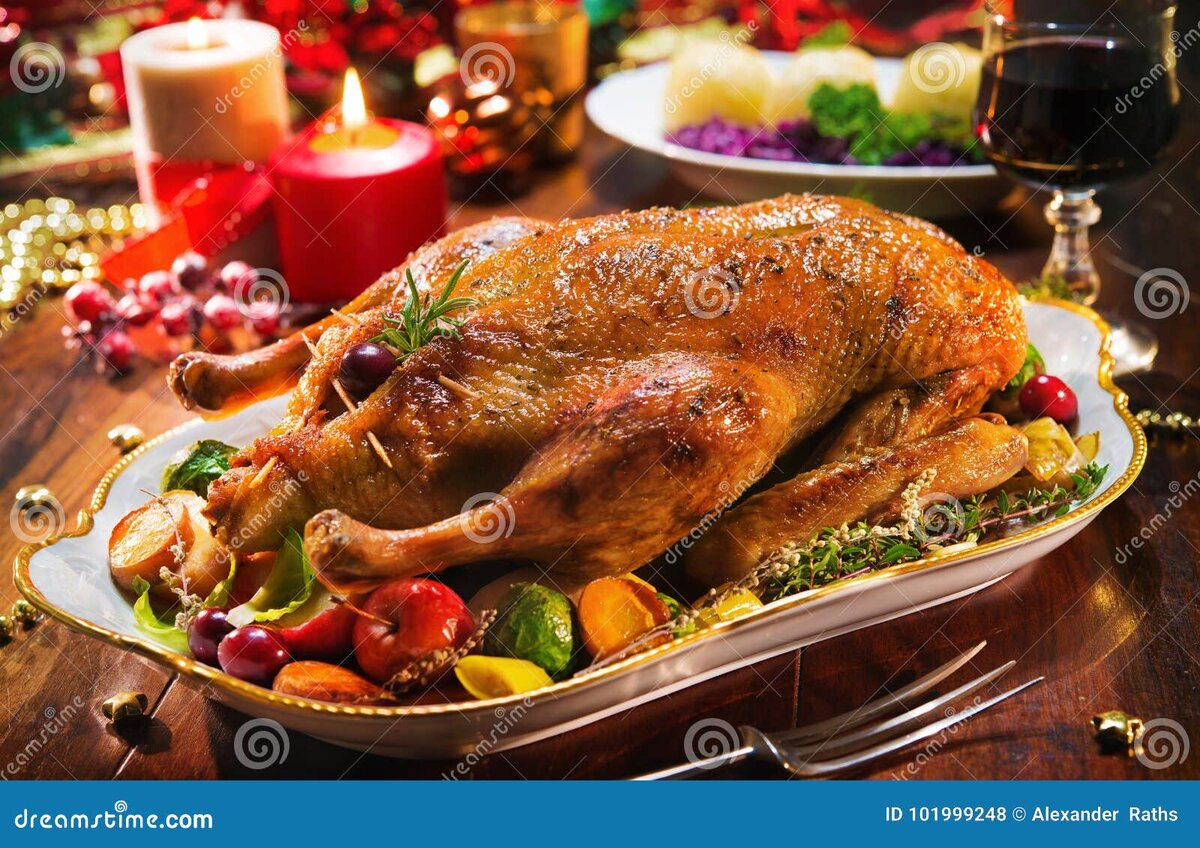    Секрет рождественского гуся с яблоками, о котором молчат бабушки