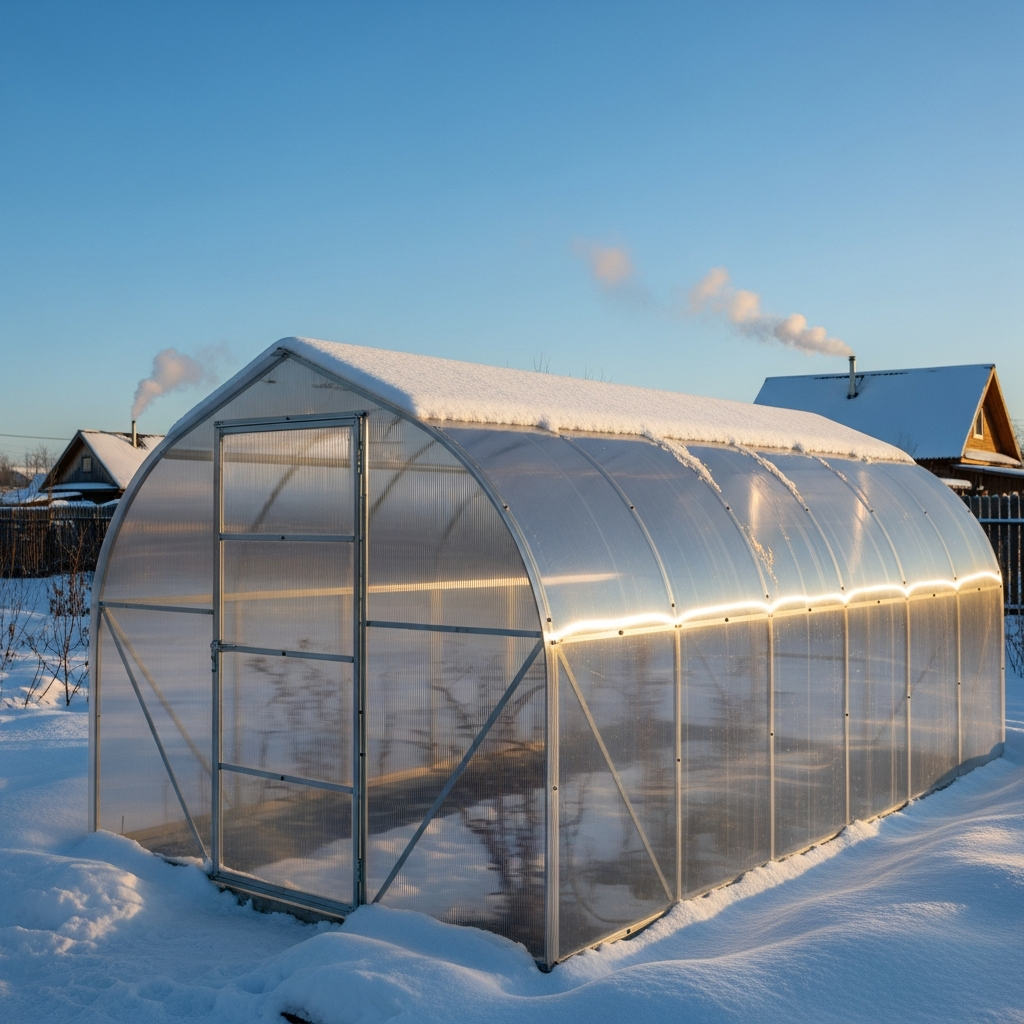 Февральское солнце в теплице — это и благо, и ловушка для сухой земли.