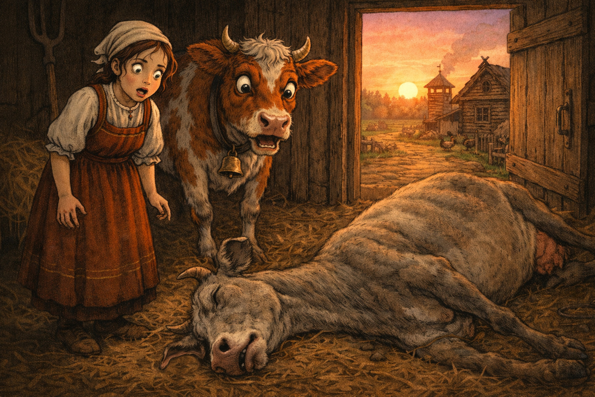 Её дыхание было неглубоким и хриплым, будто в горле застрял клубок сухой травы. Рёбра поднимались часто, отрывисто, без мощного, размеренного ритма здорового животного.