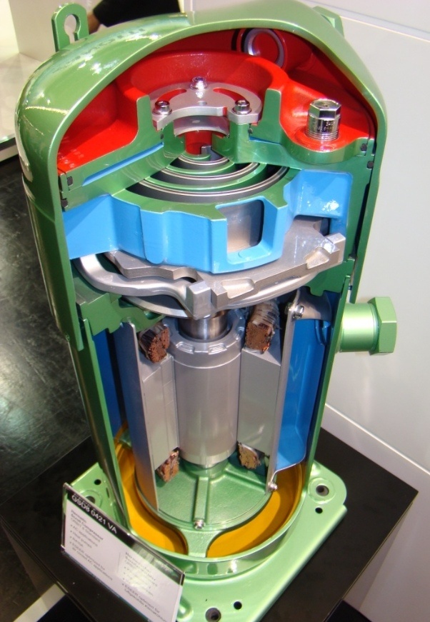 Компрессор теплового насоса.