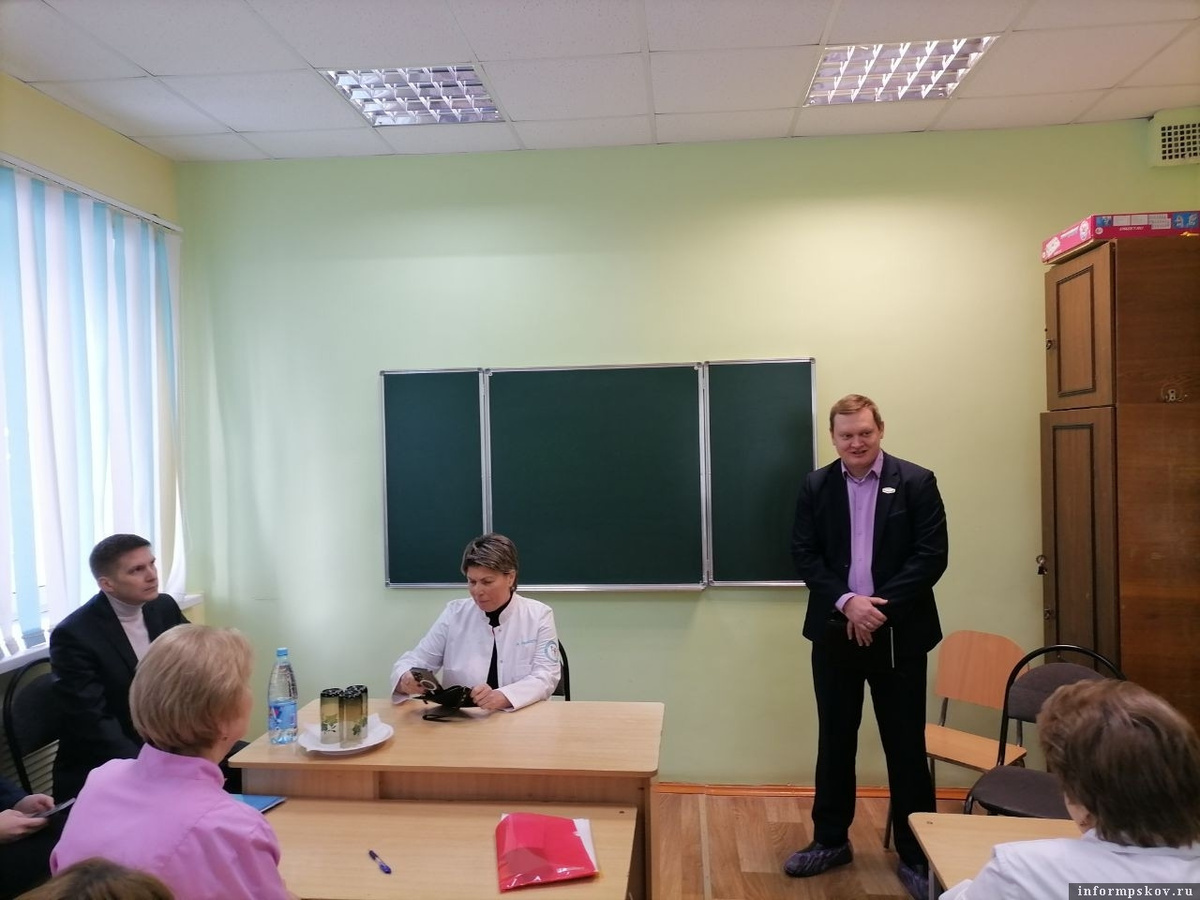 Евгений Васильев. Фото из группы министерства здравоохранения Псковской области в соцсети «ВКонтакте»