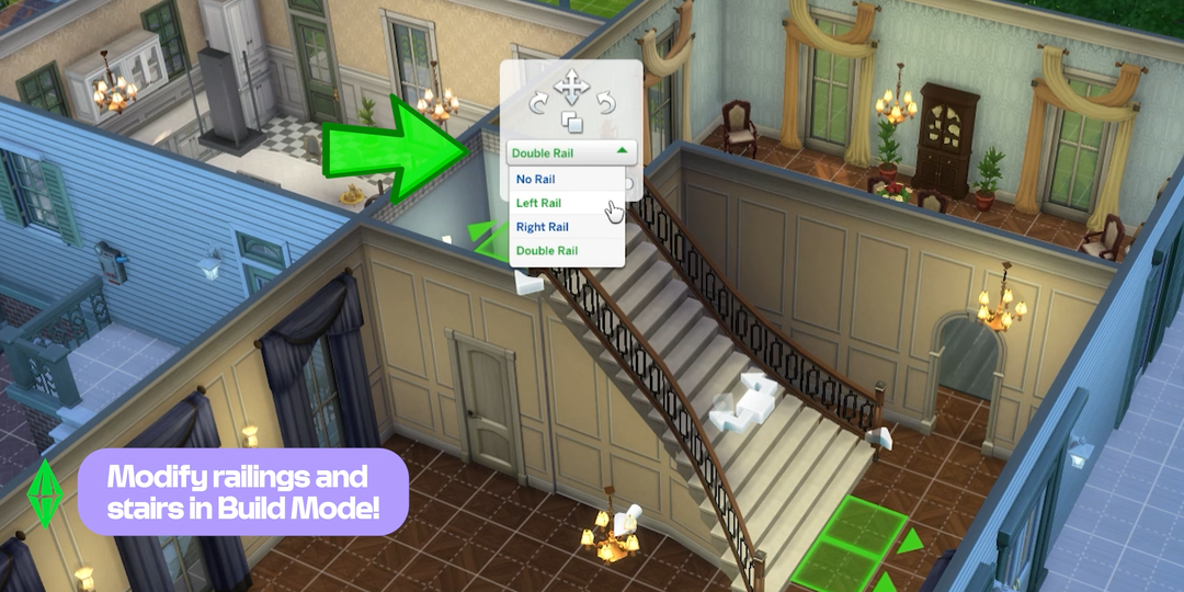 Обновленные лестницы и генеалогическое древо в The Sims 4