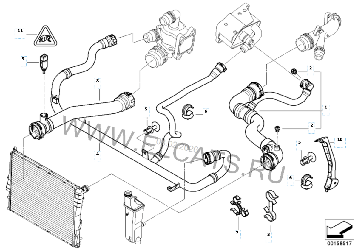 сравните, сколько здесь простых патрубков и деталей 