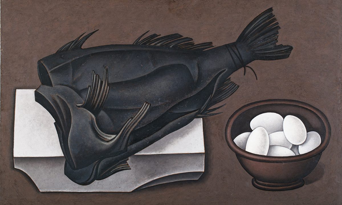 Дмитрий Краснопевцев. Рыба без головы и плошка яиц