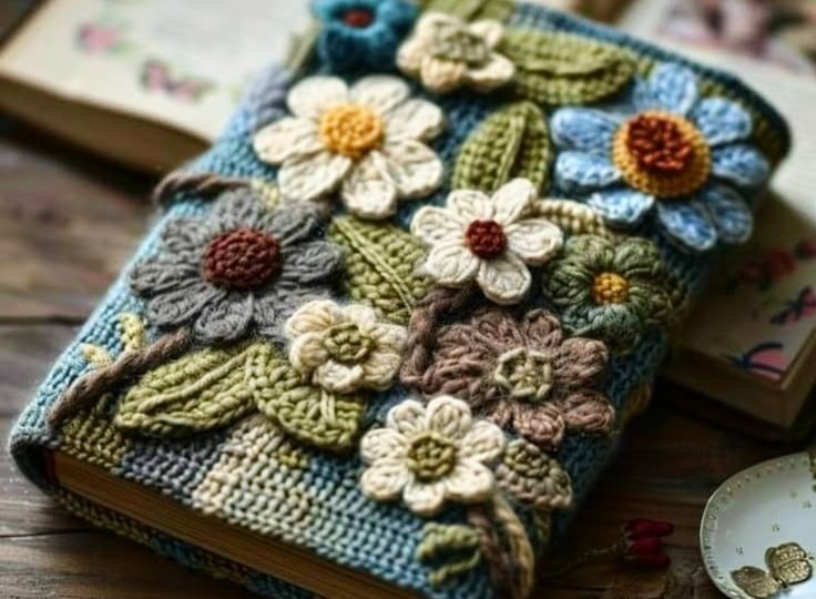 Вязаная обложка - удобная, практичная и оригинальная вещица. Идеи для вдохновения