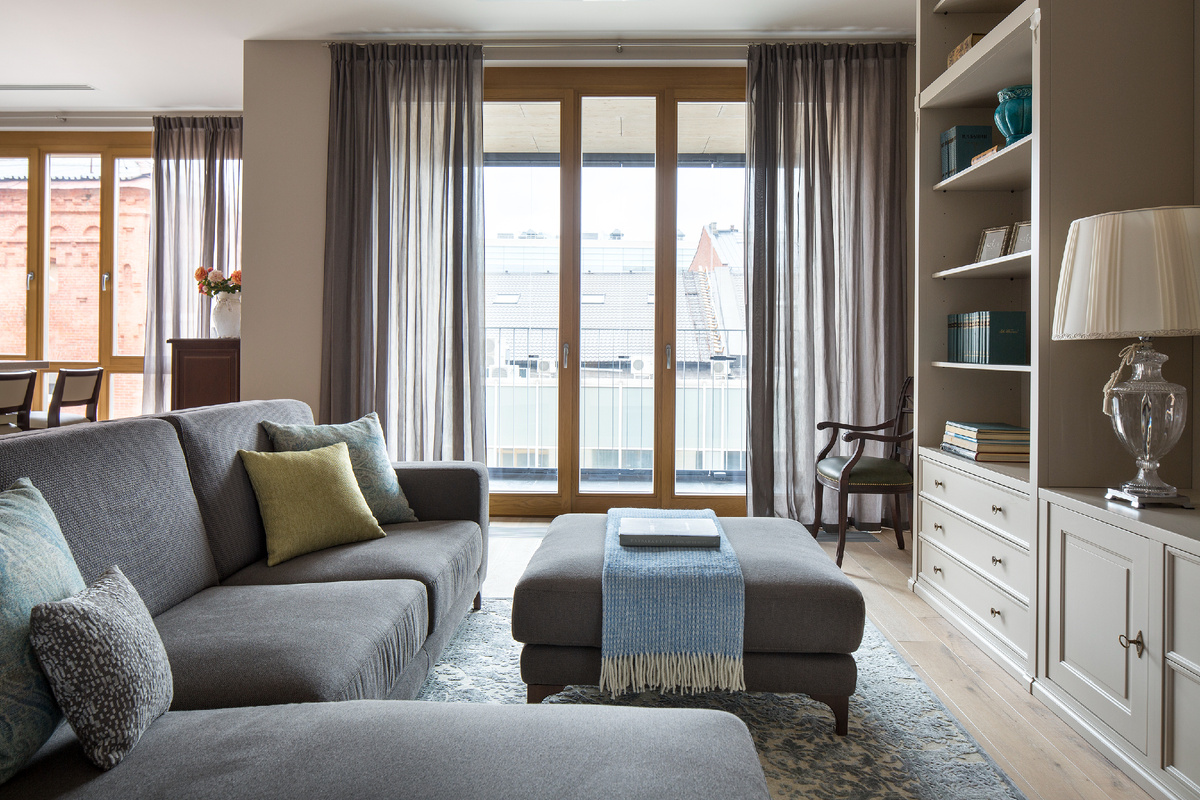 Интерьер квартиры в ЖК "Литератор", Москва. Фото Е.Кулибаба. Дизайн Ирина Кривцова.