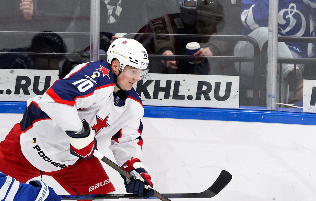    Нападающий ЦСКА Клим Костин   Валерий Шарифулин/ТАСС