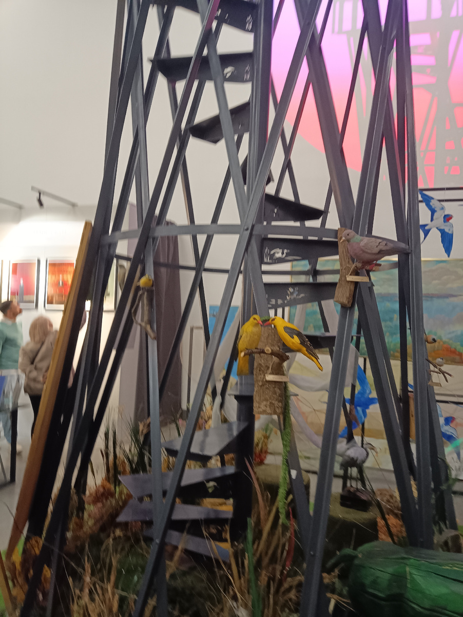 Макет Шуховской башни. 