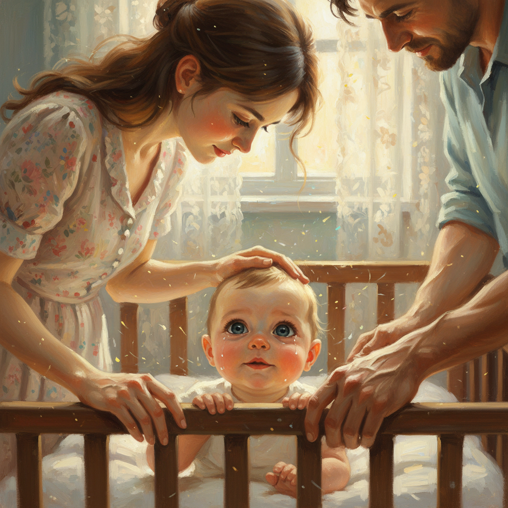 Она отлично передаёт атмосферу тридцатого дня: полумрак, глубокий мыслящий взгляд ребёнка, попытку быть понятым и ту внутреннюю гордость, которая зарождается в тишине.